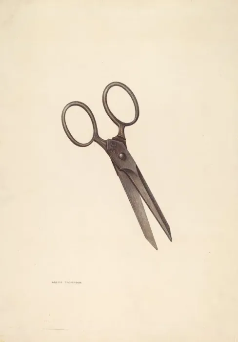 Framed Print : Bishop Hill: Small Scissors, c. 1939. Creator: Archie Thompson Framed Print : Bishop Hill: Small Scissors, c. 1939. Creator: Archie Thompson