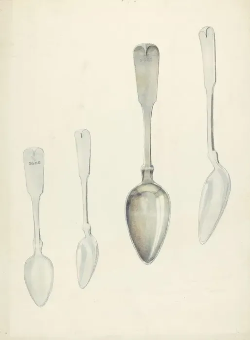 Framed Print : Bishop Hill: Small Spoon, c. 1939. Creators: Archie Thompson, William Ludwig Framed Print : Bishop Hill: Small Spoon, c. 1939. Creators: Archie Thompson, William Ludwig