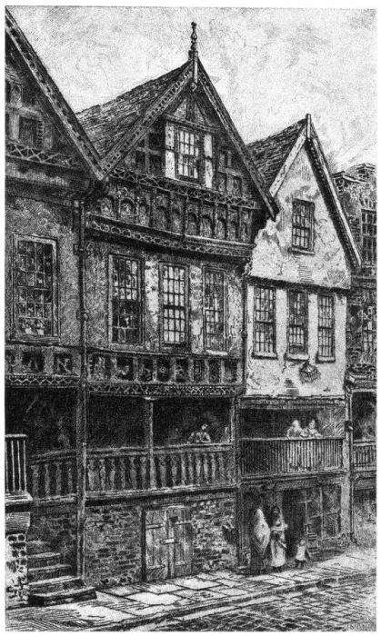 Framed Print : Bishop Lloyds Palace, Chester, 1908-1909 Framed Print : Bishop Lloyds Palace, Chester, 1908-1909