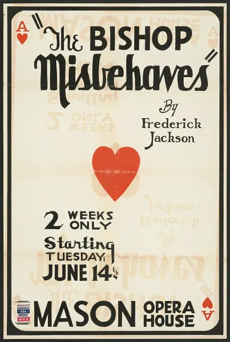 Framed Print : The Bishop Misbehaves, Los Angeles, 1938. Creator: Unknown Framed Print : The Bishop Misbehaves, Los Angeles, 1938. Creator: Unknown
