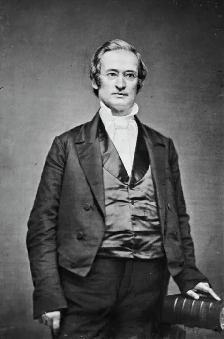 Framed Print : Bishop O. C. Baker, between 1855 and 1865. Creator: Unknown Framed Print : Bishop O. C. Baker, between 1855 and 1865. Creator: Unknown