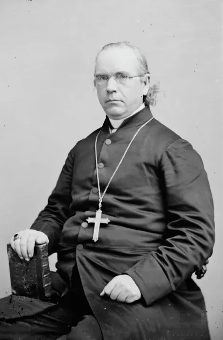 Framed Print : Bishop Patrick Neeson Lynch, between 1855 and 1865. Creator: Unknown Framed Print : Bishop Patrick Neeson Lynch, between 1855 and 1865. Creator: Unknown