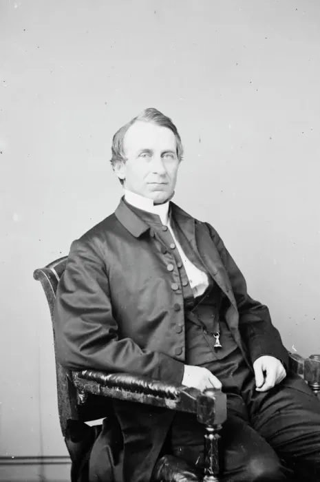 Framed Print : Bishop William Bacon Stevens, between 1855 and 1865. Creator: Unknown Framed Print : Bishop William Bacon Stevens, between 1855 and 1865. Creator: Unknown