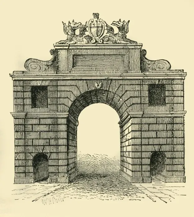 Framed Print : Bishopsgate, (c1872). Creator: Unknown Framed Print : Bishopsgate, (c1872). Creator: Unknown