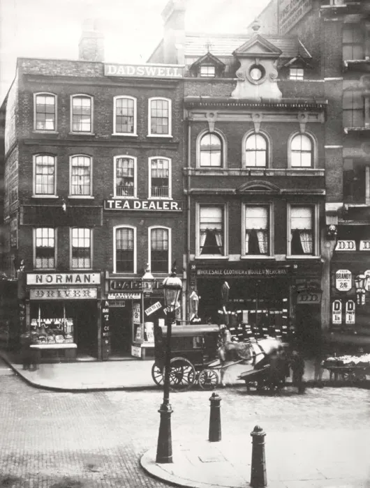 Framed Print : Bishopsgate, City of London, c1890. Artist: Henry Dixon Framed Print : Bishopsgate, City of London, c1890. Artist: Henry Dixon