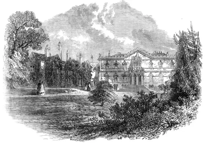 Framed Print : Bishopsthorpe, the palace of the Archbishop of York... 1864. Creator: Unknown Framed Print : Bishopsthorpe, the palace of the Archbishop of York... 1864. Creator: Unknown