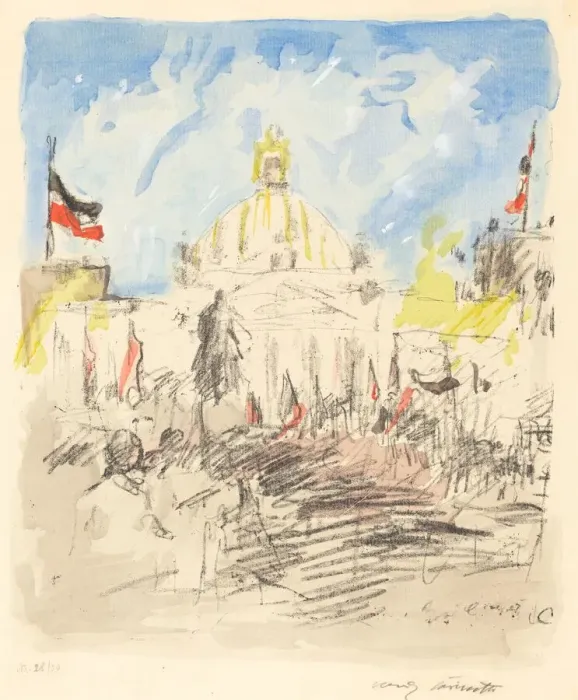 Framed Print : Bismarckfeier (Celebration for Bismarck), 1915. Creator: Lovis Corinth Framed Print : Bismarckfeier (Celebration for Bismarck), 1915. Creator: Lovis Corinth