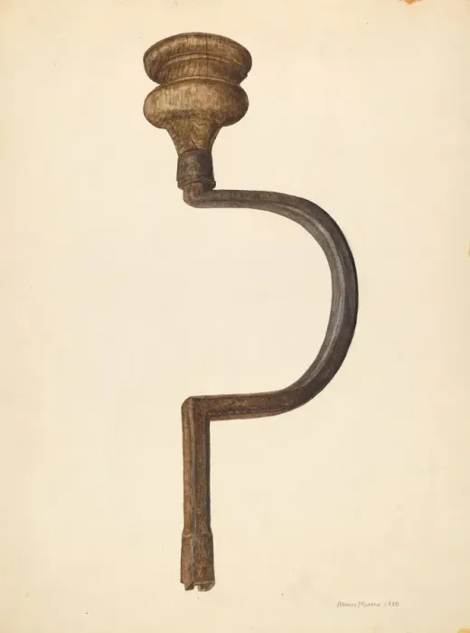 Framed Print : Bit Brace, 1938. Creator: Alfonso Moreno Framed Print : Bit Brace, 1938. Creator: Alfonso Moreno