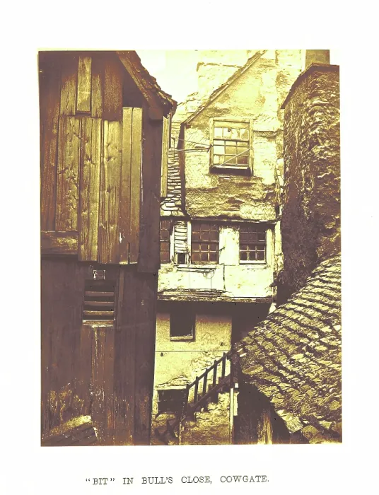 Framed Print : Bit in Bull's Close, Cowgate, 1878. Creator: Archibald Burns. Bit in Bull's Close, Cowgate, 1878. Creator: Archibald Burns Framed Print : Bit in Bull's Close, Cowgate, 1878. Creator: Archibald Burns. Bit in Bull's Close, Cowgate, 1878. Creator: Archibald Burns
