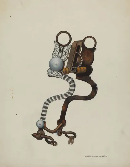 Framed Print : Bit, c. 1936. Creator: Eva Fox Framed Print : Bit, c. 1936. Creator: Eva Fox