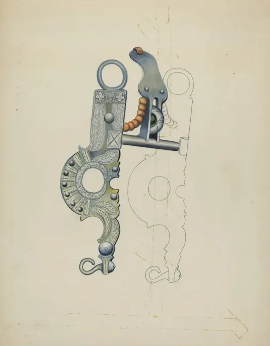 Framed Print : Bit, c. 1936. Creator: Eva Fox Framed Print : Bit, c. 1936. Creator: Eva Fox