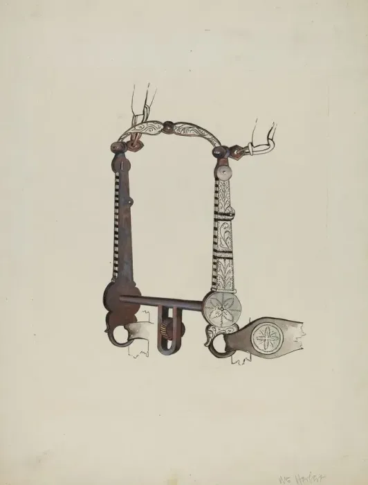 Framed Print : Bit, c. 1936. Creator: William Herbert Framed Print : Bit, c. 1936. Creator: William Herbert