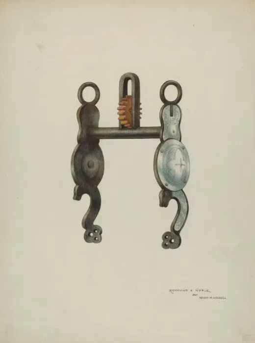 Framed Print : Bit, c. 1939. Creator: Raymond E. Noble Framed Print : Bit, c. 1939. Creator: Raymond E. Noble
