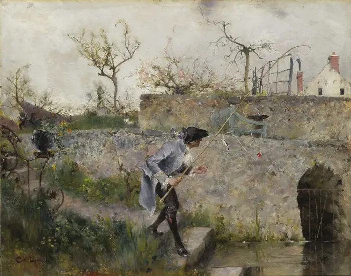 Framed Print : A Bite!, 1885. Creator: Carl Larsson Framed Print : A Bite!, 1885. Creator: Carl Larsson