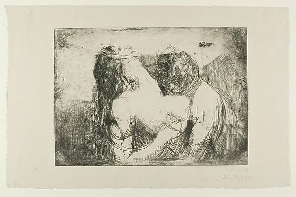 The Bite, 1914. Creator: Edvard Munch