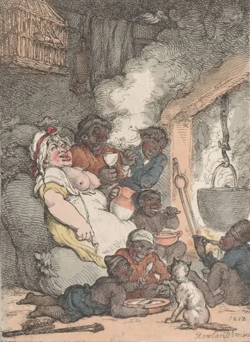 Framed Print : Bitter Fare or Sweeps Regaling, 1812. 1812. Creator: Thomas Rowlandson Framed Print : Bitter Fare or Sweeps Regaling, 1812. 1812. Creator: Thomas Rowlandson