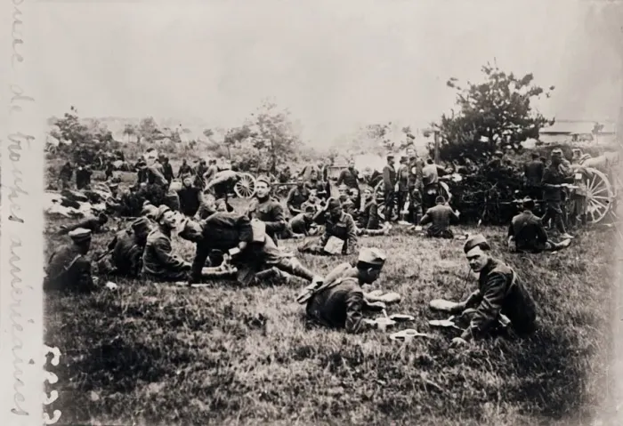Framed Print : Bivouac of American troops, c1914-c1918 Framed Print : Bivouac of American troops, c1914-c1918
