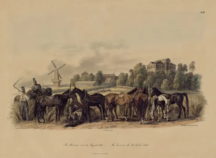 Framed Print : Bivouac, August 31, 1812 Framed Print : Bivouac, August 31, 1812