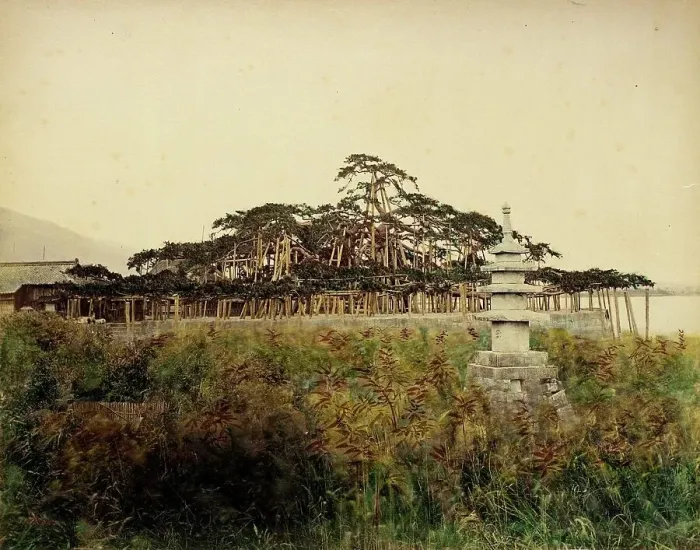 Framed Print : Biwa Lake, 1865. Creator: Unknown Framed Print : Biwa Lake, 1865. Creator: Unknown