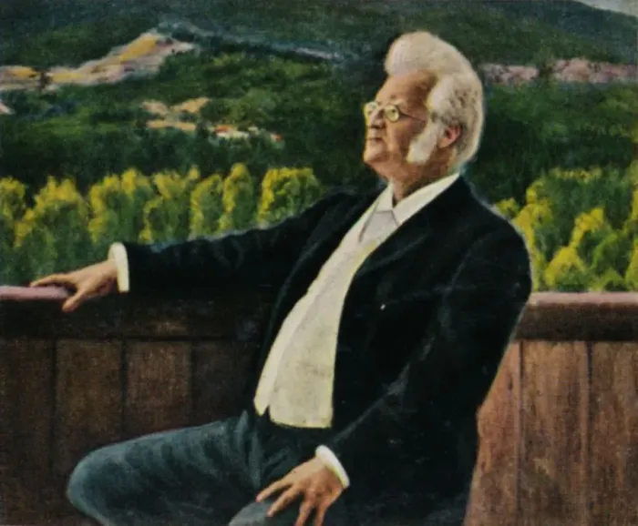 Framed Print : Bjornstjerne Bjornson 1832-1910. - Gemalde von Erik Werenskiold, 1934 Framed Print : Bjornstjerne Bjornson 1832-1910. - Gemalde von Erik Werenskiold, 1934