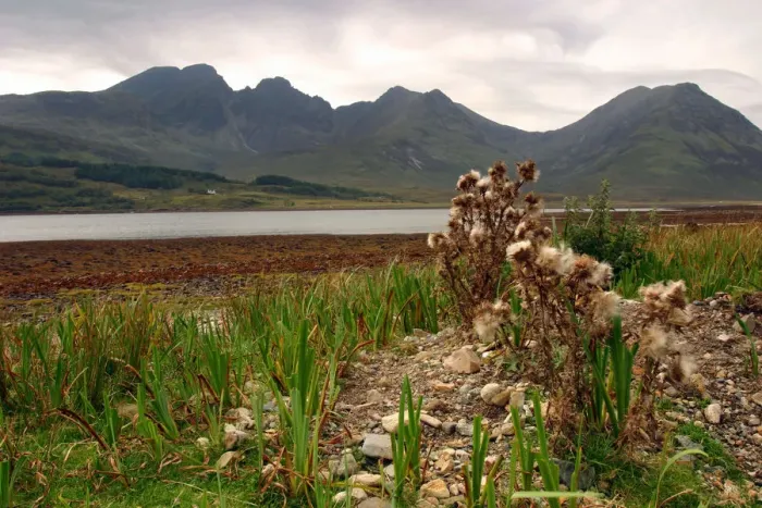 Framed Print : Bla Bheinn across Loch Slapin, Skye, Highland, Scotland Framed Print : Bla Bheinn across Loch Slapin, Skye, Highland, Scotland