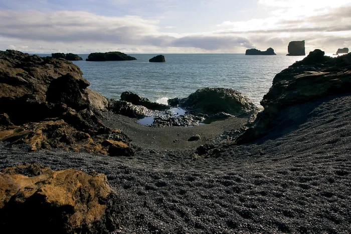 Framed Print : Black Beach, Iceland A. Creator: Tom Artin Framed Print : Black Beach, Iceland A. Creator: Tom Artin