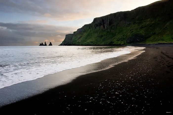 Framed Print : Black Beach, Iceland B. Creator: Tom Artin Framed Print : Black Beach, Iceland B. Creator: Tom Artin