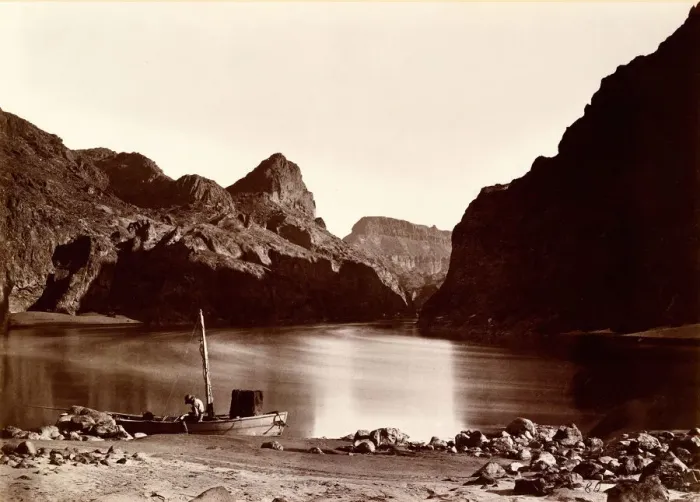 Framed Print : Black Canon, From Camp 8, Looking Above, 1871. Creator: Tim O Sullivan Framed Print : Black Canon, From Camp 8, Looking Above, 1871. Creator: Tim O Sullivan