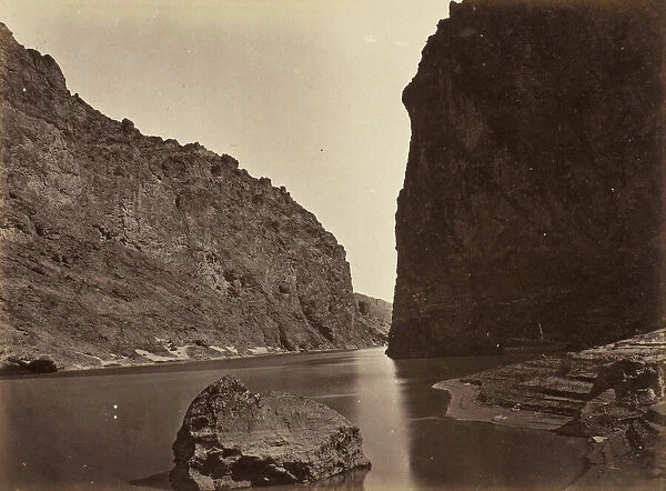 Black Cañon, Colorado River, Looking Below, Near Camp 7, 1871