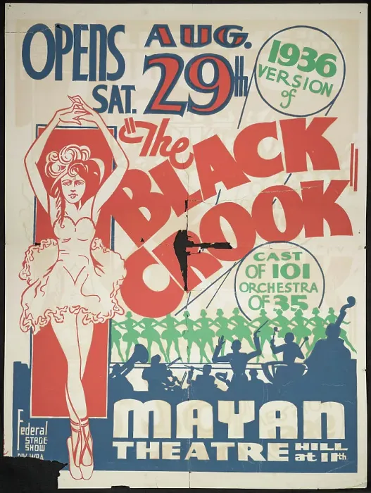 Framed Print : The Black Crook, Los Angeles, 1936. Creator: Unknown Framed Print : The Black Crook, Los Angeles, 1936. Creator: Unknown