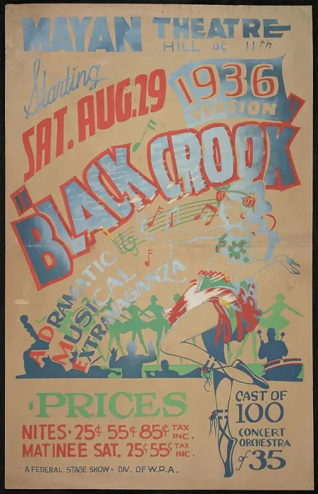 Framed Print : Black Crook, Los Angeles, 1936. Creator: Unknown Framed Print : Black Crook, Los Angeles, 1936. Creator: Unknown