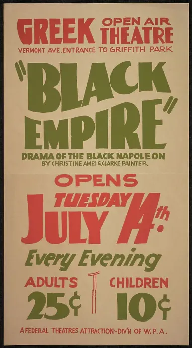 Framed Print : Black Empire, Los Angeles, [193-]. Creator: Unknown