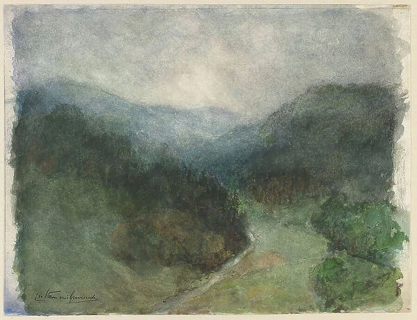 In the Black Forest near Baden-Baden, 1910. Creator: Carel Nicolaas Storm