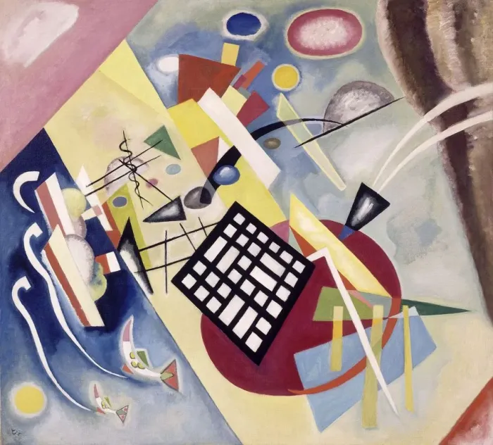 Framed Print : Black Grid (Schwarzer Raster). Artist: Kandinsky, Wassily Vasilyevich (1866-1944) Framed Print : Black Grid (Schwarzer Raster). Artist: Kandinsky, Wassily Vasilyevich (1866-1944)