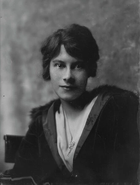 Black, H.N. Miss, portrait photograph, not before 1916. Creator: Arnold Genthe