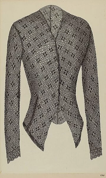Black Lace Jacket, c. 1938. Creator: Joseph L. Boyd