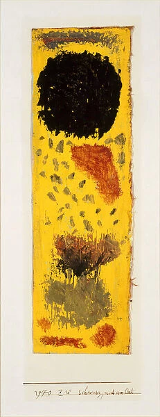 Black, Still in Place, 1940. Creator: Klee, Paul (1879-1940)