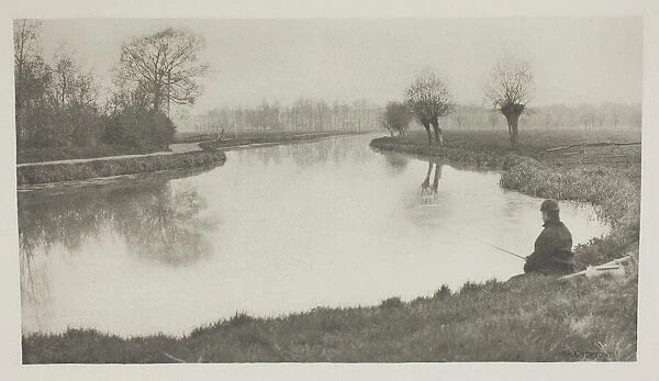 The Black Pool, Near Hoddesdon, 1880s. Creator: Peter Henry Emerson