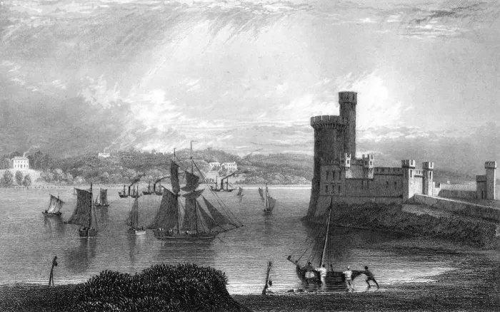 Framed Print : Black Rock Castle, near Cork, c19th century Framed Print : Black Rock Castle, near Cork, c19th century
