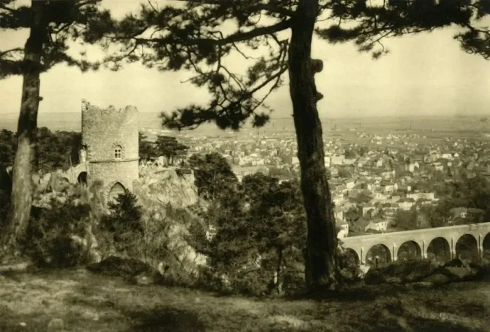 Framed Print : The Black Tower, Modling, Lower Austria, c1935. Creator: Unknown Framed Print : The Black Tower, Modling, Lower Austria, c1935. Creator: Unknown