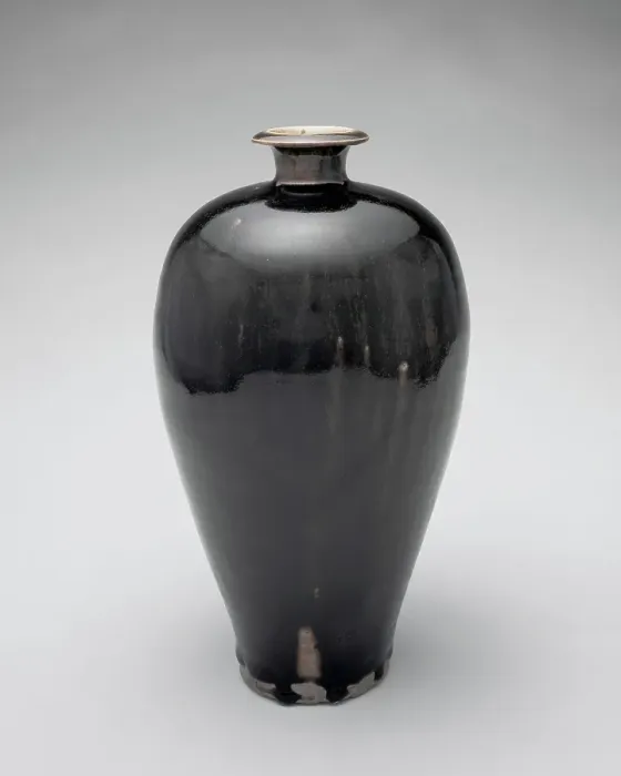 Framed Print : Black vase, about 1100. Creator: Unknown Framed Print : Black vase, about 1100. Creator: Unknown