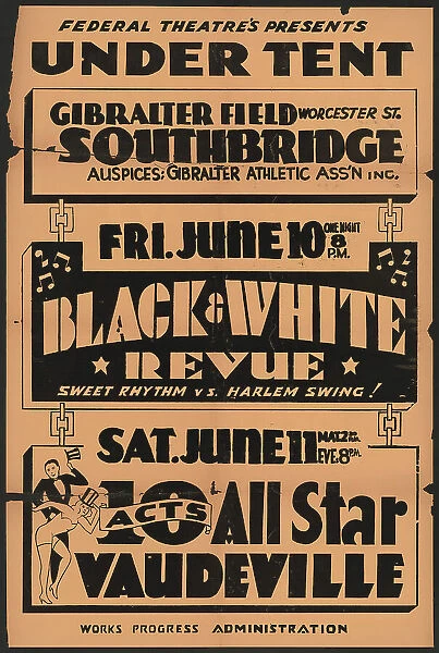 Black and White Revue, [193-]. Creator: Unknown