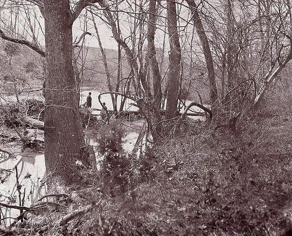 Blackburns Ford  /  Rapidan River, The Wilderness, 1861-65. Creator: Tim O Sullivan