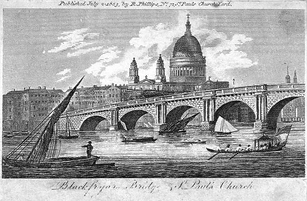 Blackfriars Bridge, London, 1803