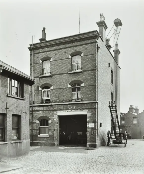 Framed Print : Blackheath Fire Station, Tranquil Vale, Blackheath, London, 1905 Framed Print : Blackheath Fire Station, Tranquil Vale, Blackheath, London, 1905