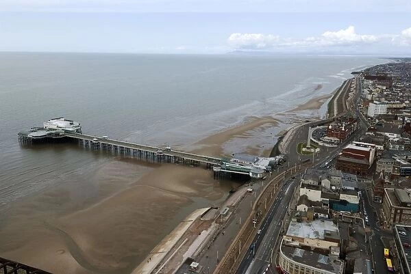 Blackpool, view from Tower, 2009. Creator: Ethel Davies