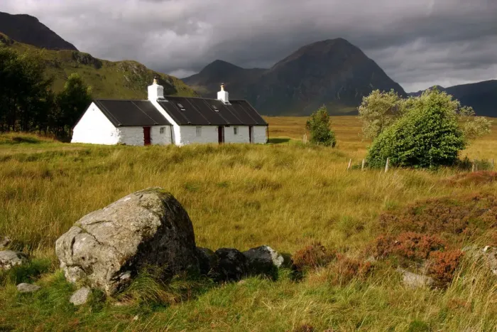 Framed Print : Blackrock Cottage, Glencoe, Highland, Scotland Framed Print : Blackrock Cottage, Glencoe, Highland, Scotland