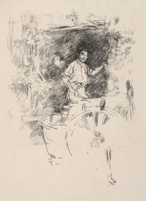 Framed Print : The Blacksmith, 1895. Creator: James McNeill Whistler (American, 1834-1903) Framed Print : The Blacksmith, 1895. Creator: James McNeill Whistler (American, 1834-1903)