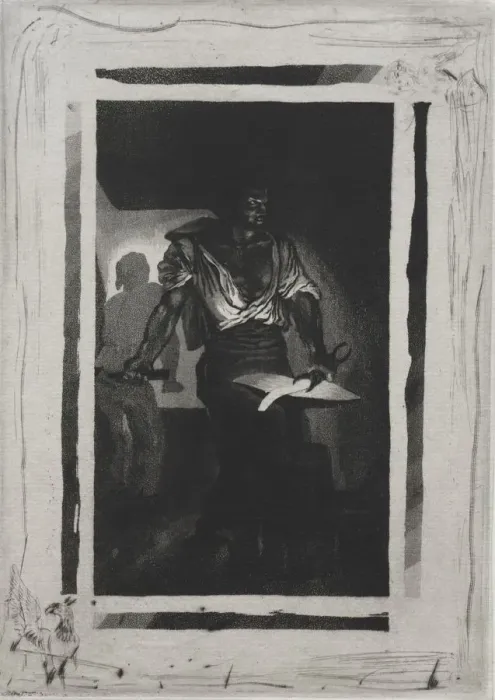 Framed Print : The Blacksmith. Creator: Eugene Delacroix (French, 1798-1863) Framed Print : The Blacksmith. Creator: Eugene Delacroix (French, 1798-1863)