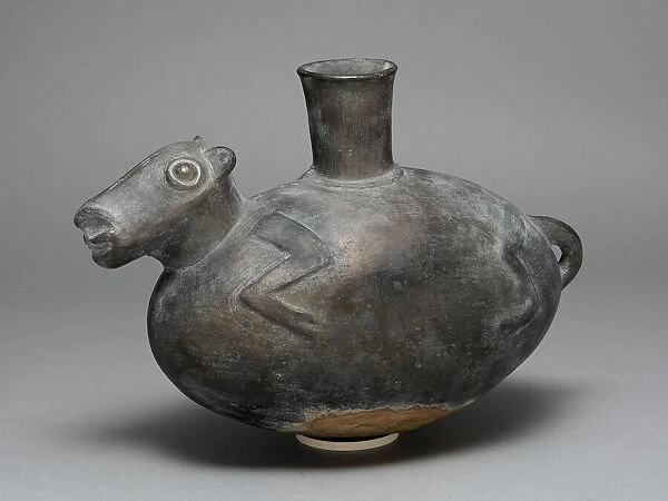 Blackware Vessel in the Form of a Llama, A. D. 1200  /  1450. Creator: Unknown